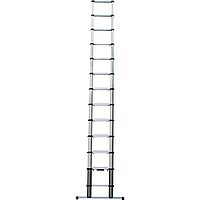 Aluminium telescoping single-ladder