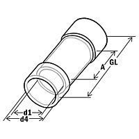 Butt connector shrink 1.5-2.5 mm²