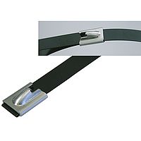 Steel cable ties, SS 316 (V4A) with ball closure