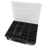 Assortment boxes with metal catch and pick boxes