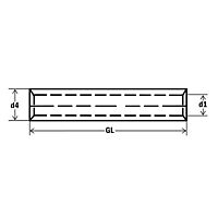 Pressverbinder DIN 48085 blank 185 qmm