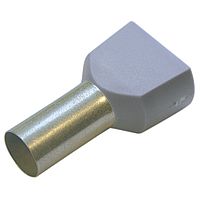 Twin-end sleeves two cables DIN