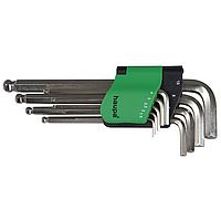 Hexagon angle screwdriver set, with spherical head