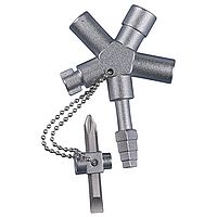 Switch cabinet key, „HUPkey“ with converting bit