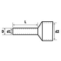 End sleeves for short-circuit-proof cables