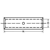 Butt-connectors, made from pure nickel