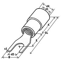 Solderless terminals for meter connection