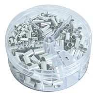 Dispenser box with uninsulated end sleeves