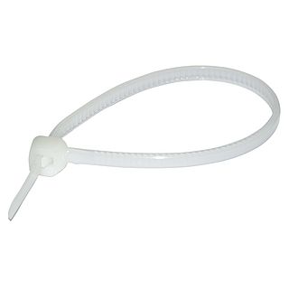 Pack of 400 Premium White Natural Nylon Zip Cable Ties 250mm x 5mm /"Clearance/"
